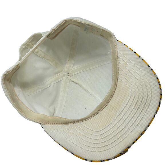 Vintage Flys Open Golf Tournament Baseball Cap Hat Golfing Golfer Snapback White - Picture 4 of 13